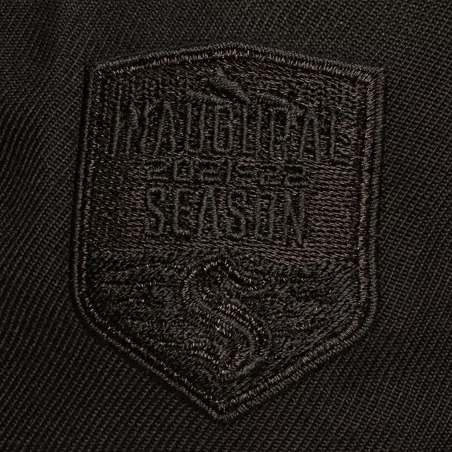 Бейсболка Mitchell & Ness Black Seattle Kraken Pearl Snapback Hat