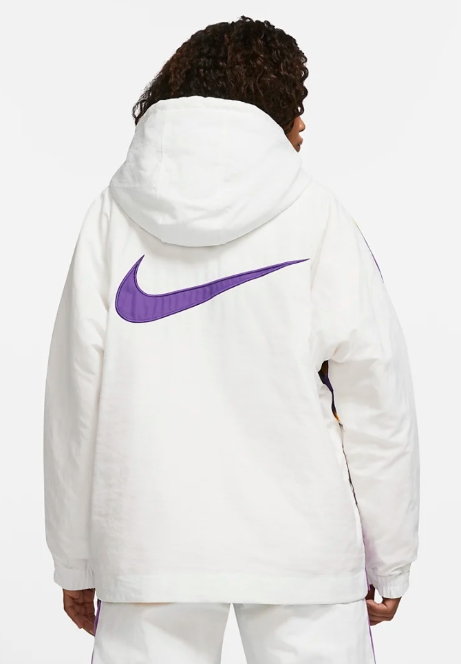 Куртка с капюшоном Nike x Ambush NBA Collection Lakers Jacket White/Purple/Gold