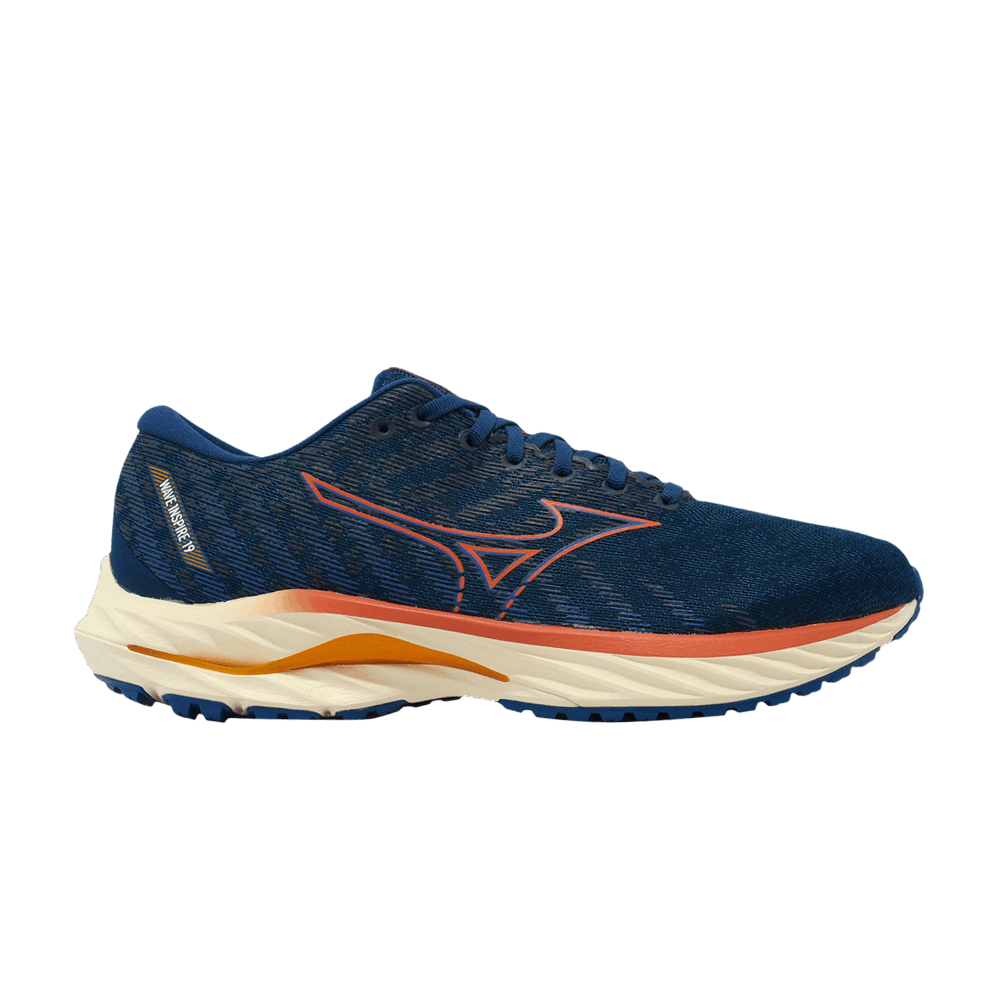 Кроссовки Mizuno Wave Inspire 19 'Blue Opal Tigerlily'