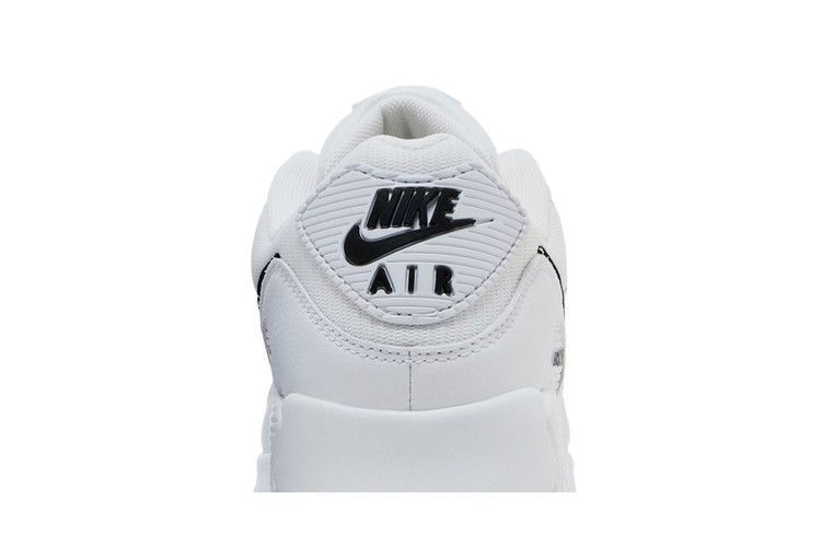 Кроссовки Nike Air Max 90 'White Black Outlined Swoosh'