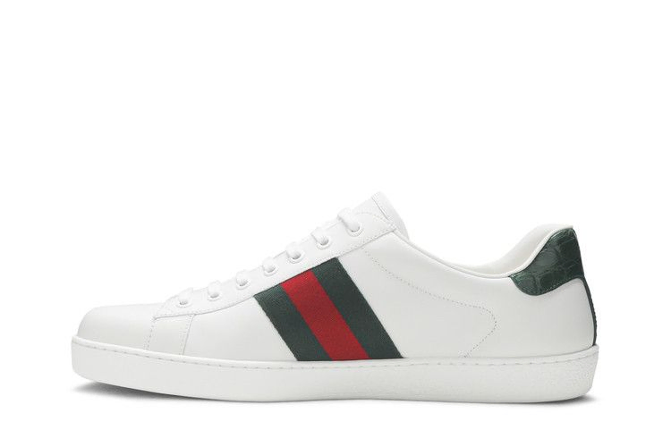 Кроссовки Gucci Ace Leather 'White'