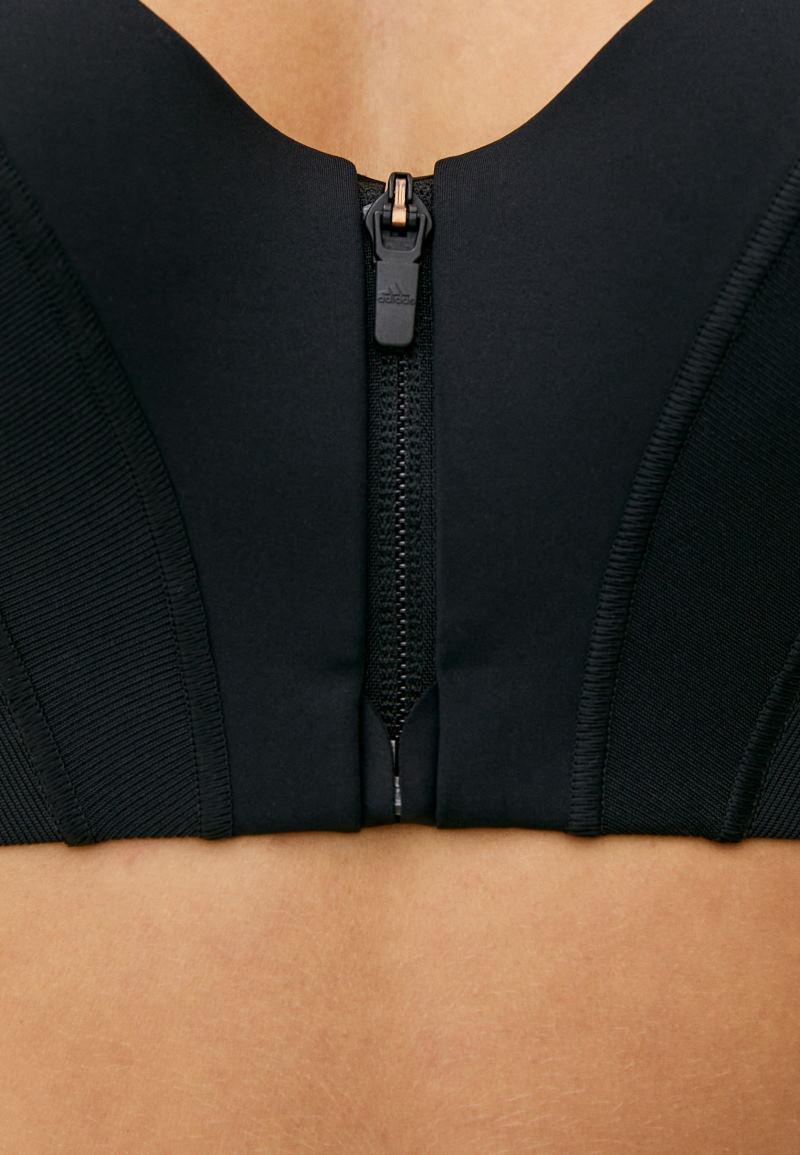 Спортивный топ adidas Ivy Park Medium Support Zip Bra Black