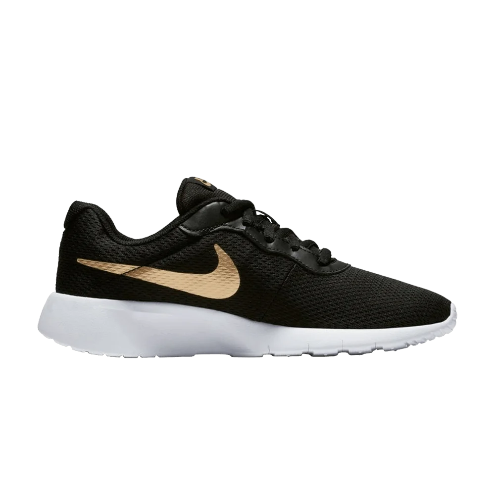 Krossovki-Nike-Tanjun-GS-Black-Gold