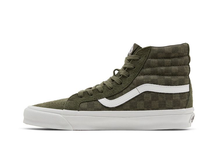 Кроссовки Vans OG Sk8-Hi LX 'Checkerboard - Grape Leaf'