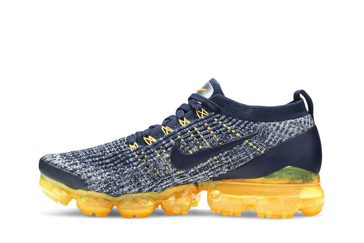 Кроссовки Nike Air VaporMax Flyknit 3 'College Navy Orange'