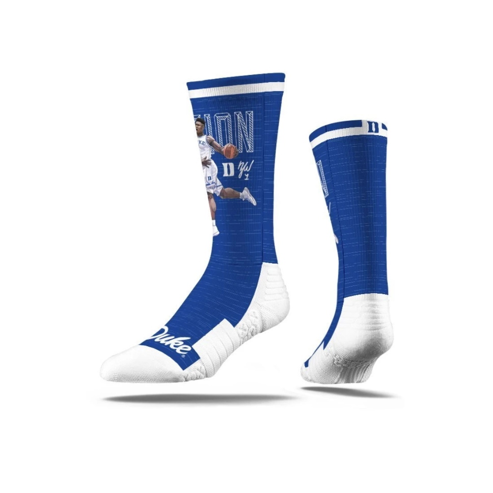 Strideline-Zion-Williamson-Duke-Blue-Devils-NCAA-Premium-Full-Sub-Socks-1