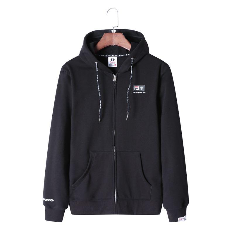 Худи AAPE x FILA Hoodie Black