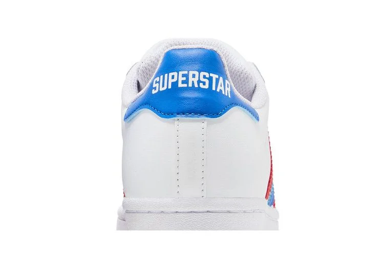 Кроссовки adidas Superstar 'White Red Blue'
