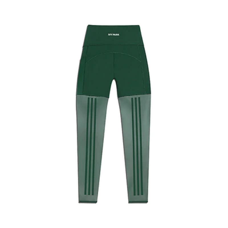 Тайтсы adidas Ivy Park Mesh 3-Stripes Tights Dark Green