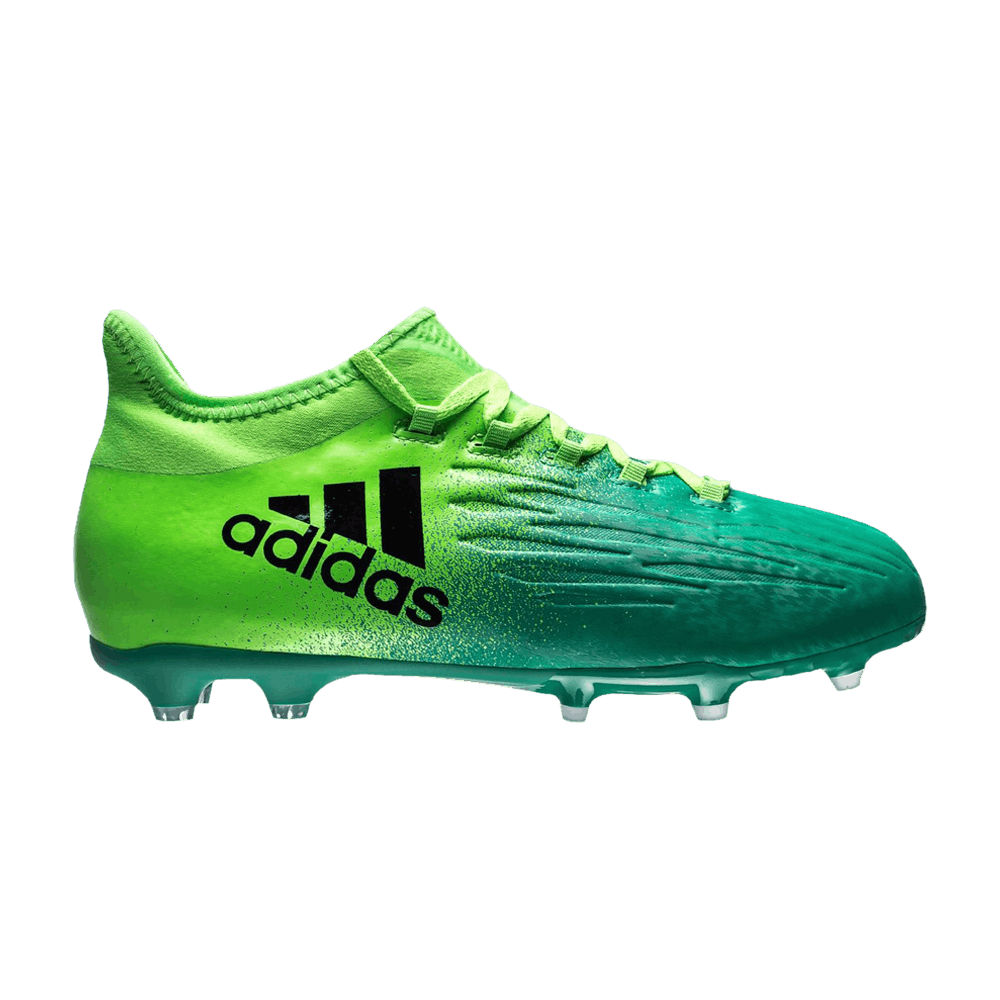 Кроссовки Adidas X 16.1 FG J 'Solar Green'