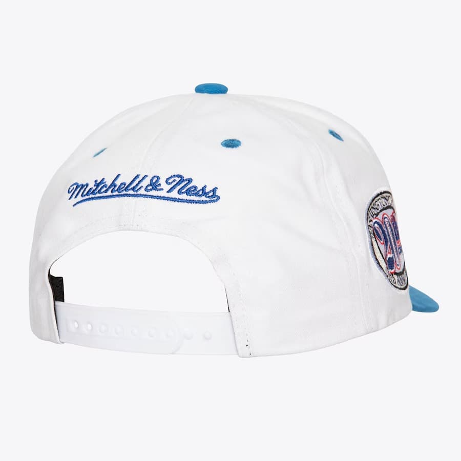 Бейсболка Mitchell & Ness White Washington Capitals Tail Sweep Pro Vintage Snapback Hat