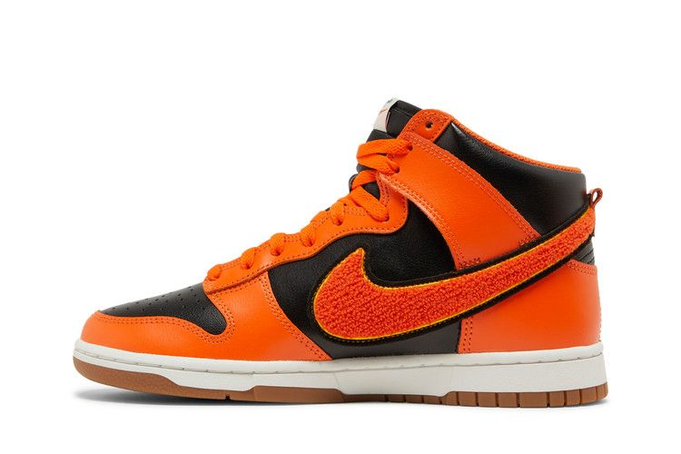 Кроссовки Nike Dunk High 'Chenille Swoosh - Safety Orange'