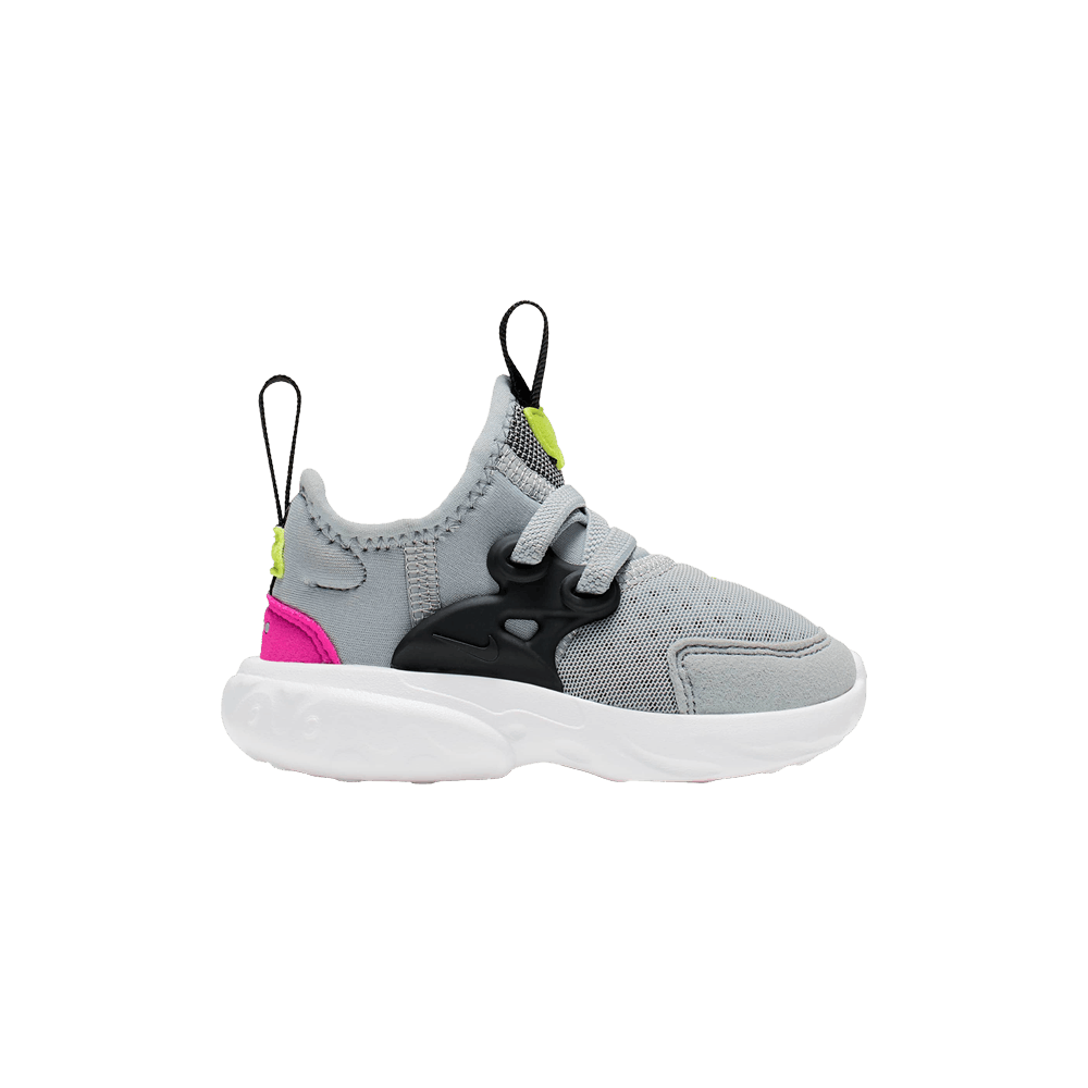 Кроссовки Nike React Presto TD 'Wolf Grey Rush Pink'