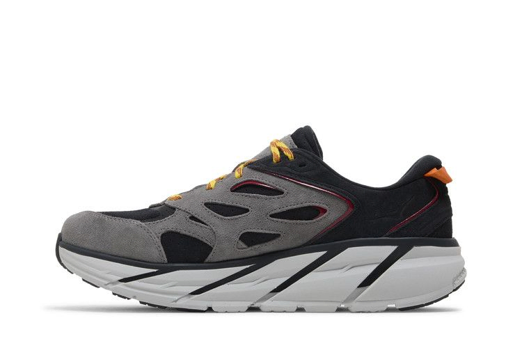 Кроссовки HOKA Clifton L Suede 'Black Lunar Rock'