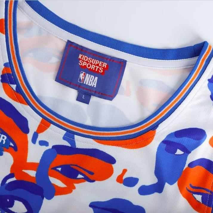 Баскетбольная джерси New York Knicks NBA & KidSuper Studios by Fanatics White Jersey