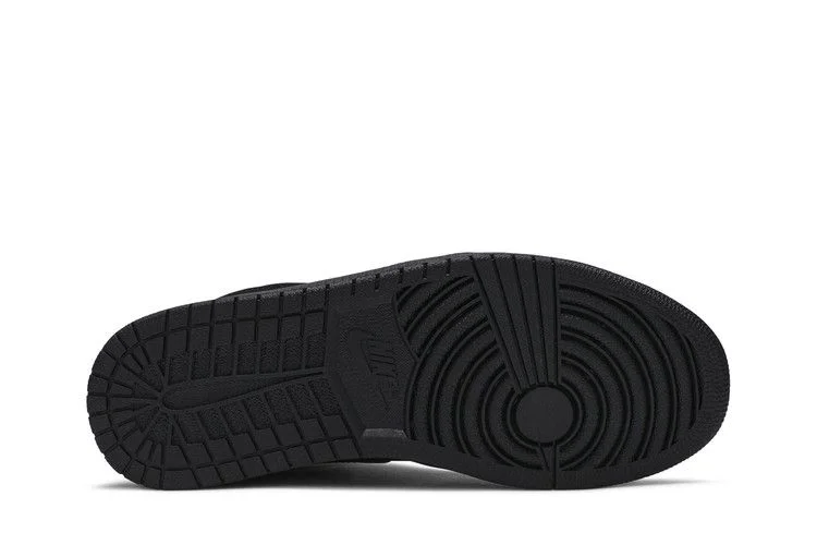 Кроссовки Air Jordan 1 Mid 'Triple Black Suede'