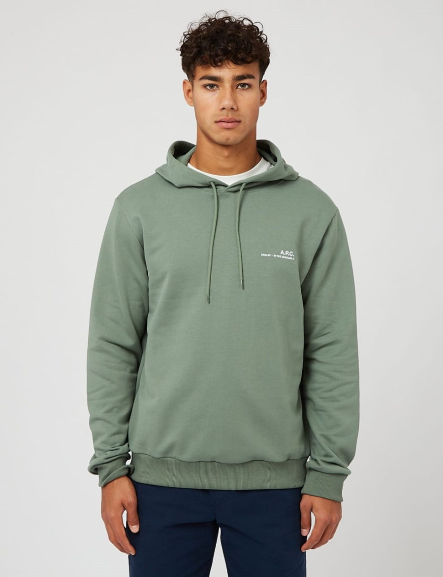 Худи A.P.C. Item Hoodie Green