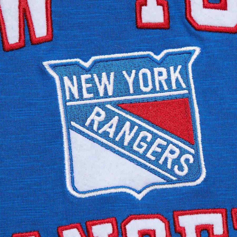 Футболка Mitchell & Ness Blue New York Rangers Legendary Slub T-Shirt