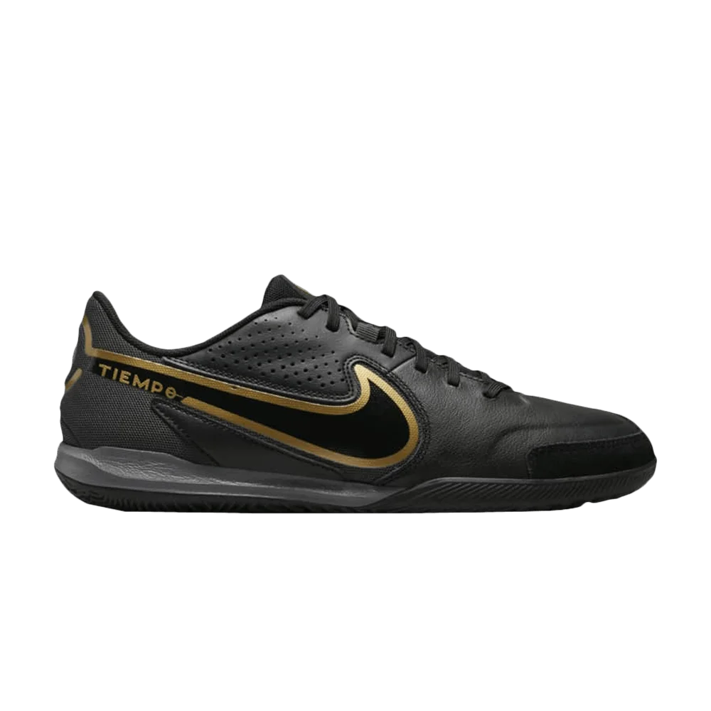Krossovki-Nike-Tiempo-Legend-9-Academy-IC-Black-Metallic-Gold