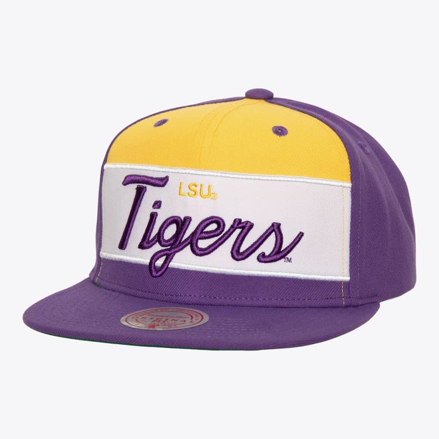 Бейсболка Mitchell & Ness Purple LSU Tigers Retro Sport Vintage Snapback Hat