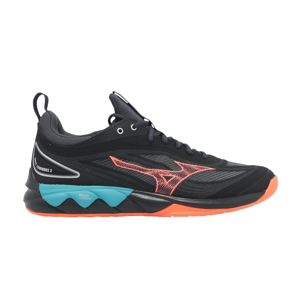 Кроссовки Mizuno Wave Luminous 3 'Black Neon Flame'