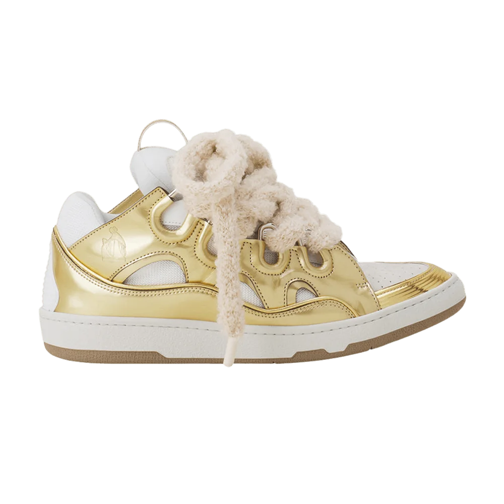 Кроссовки Lanvin Curb Metallic Sneaker 'Gold'