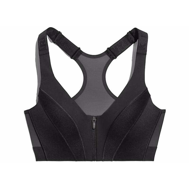 Спортивный топ adidas Ivy Park Medium Support Zip Bra Black