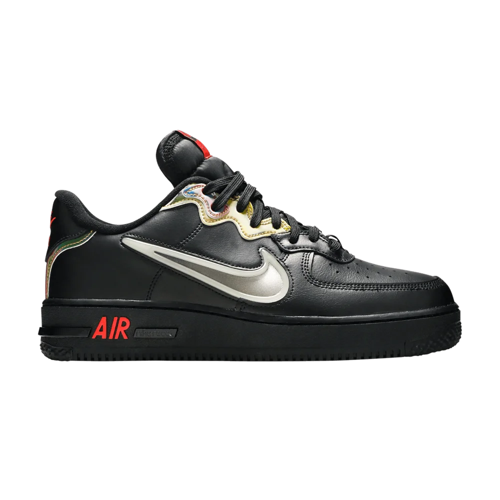 Krossovki-Nike-Air-Force-1-React-Black-Iridescent