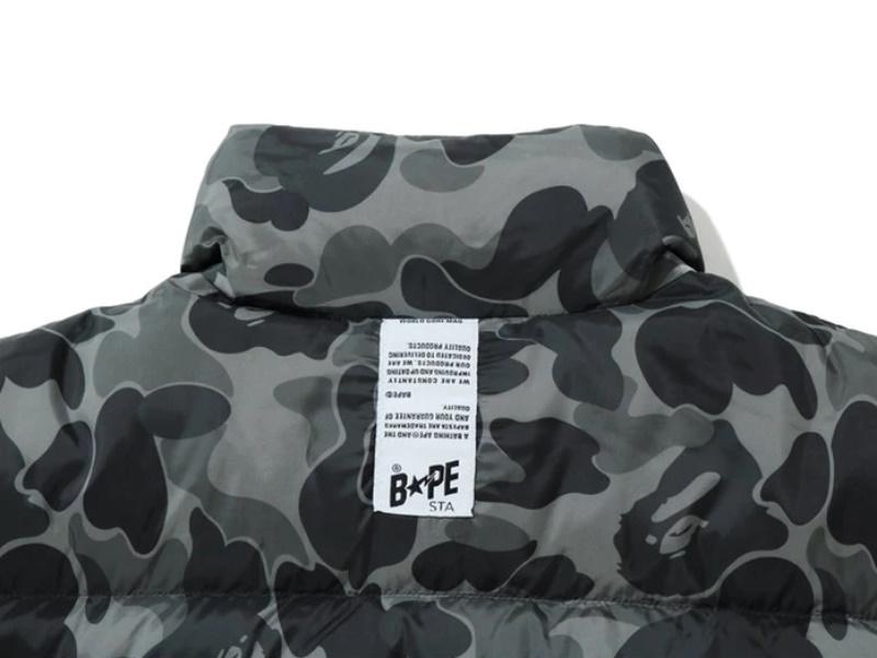 Пуховик BAPE ABC Camo Down Jacket Black