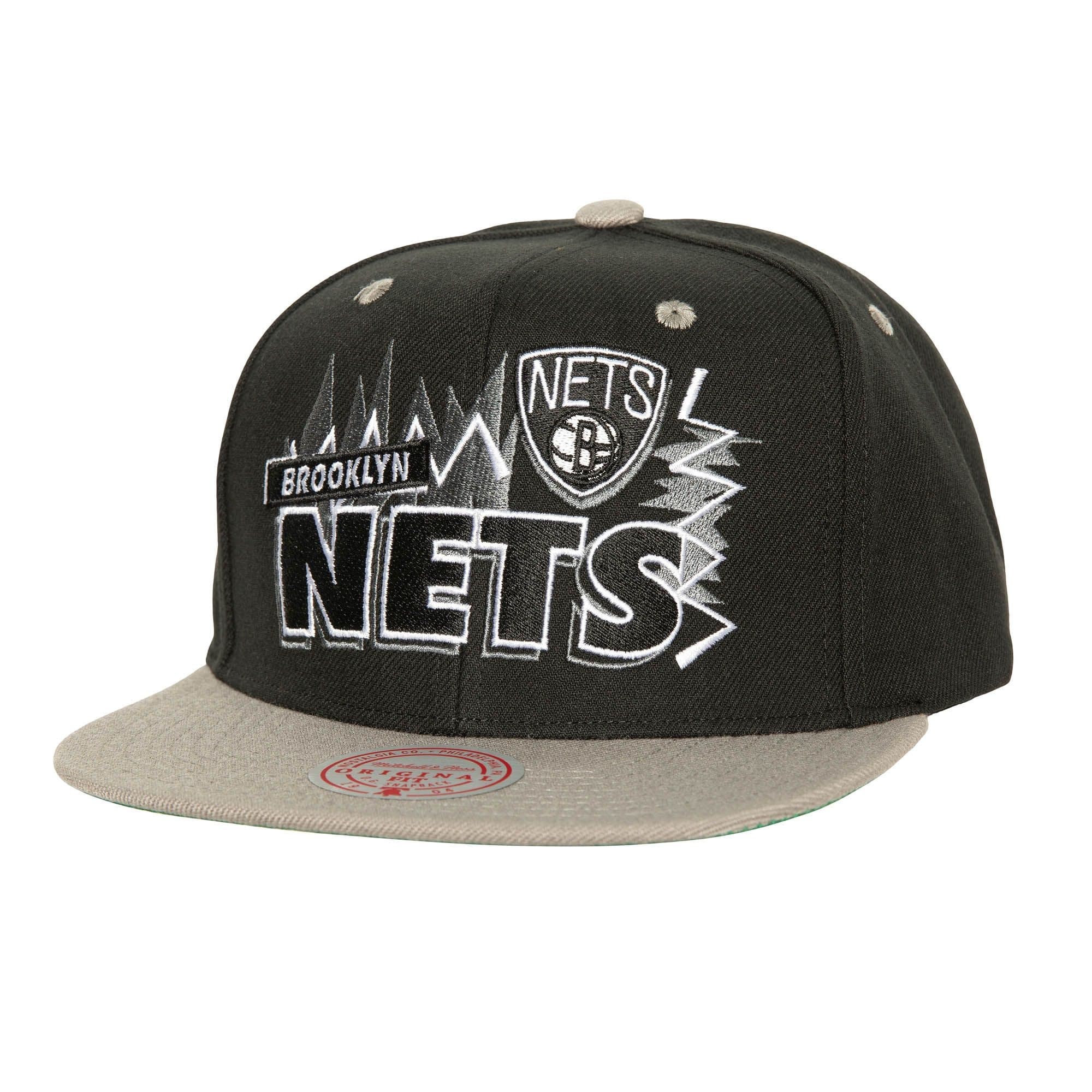 Бейсболка Mitchell & Ness Buzz Snapback Brooklyn Nets Hat