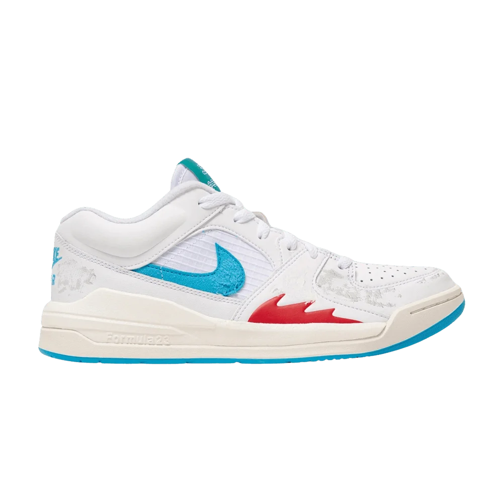 Кроссовки SoleFly x Formula 1 x Air Jordan Wmns Jordan Stadium 90 'Miami Grand Prix Pack - White Aqua'