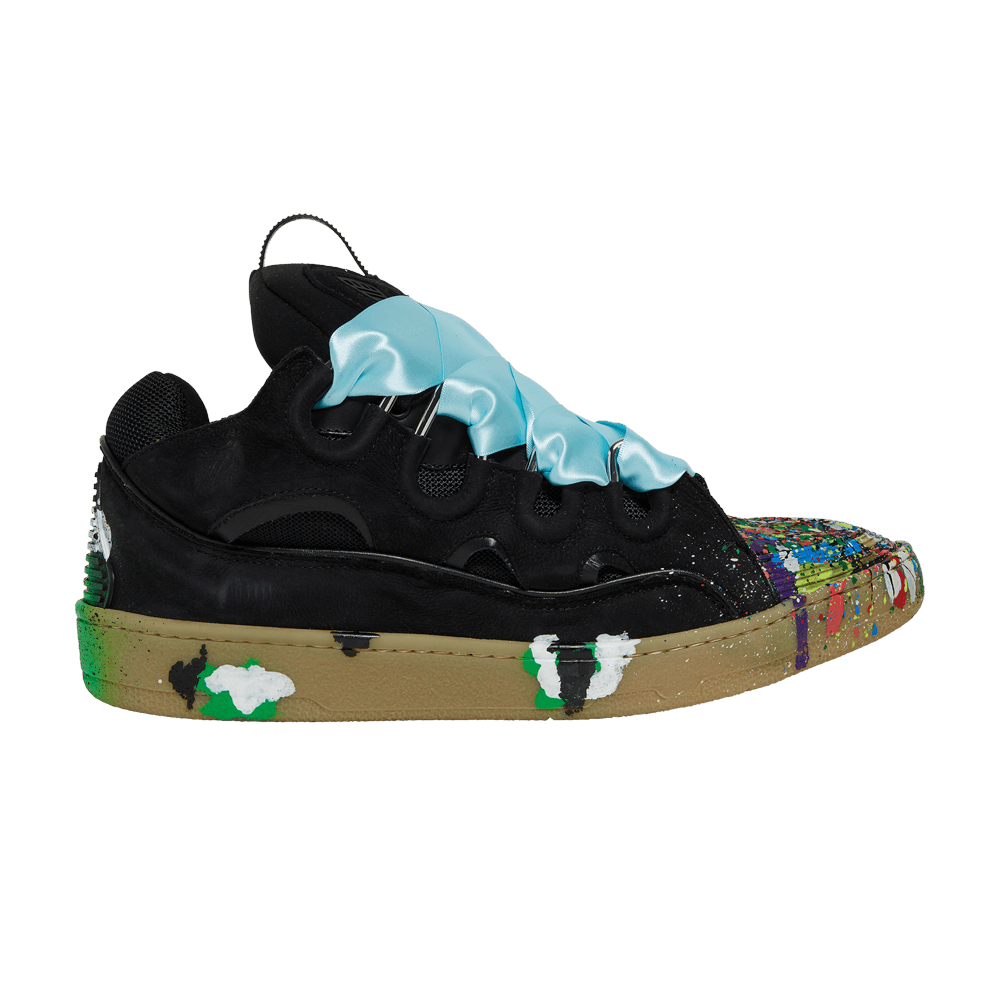 Кроссовки Gallery Dept. x Lanvin Curb Sneakers 'Paint Drip - Black'