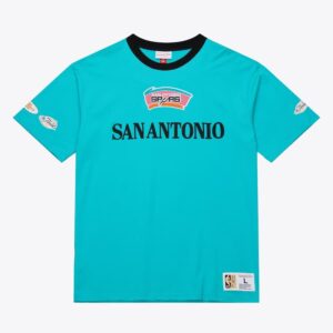 Mitchell-Ness-Turquoise-San-Antonio-Spurs-Team-OG-3.0-Vintage-T-Shirt-300x300