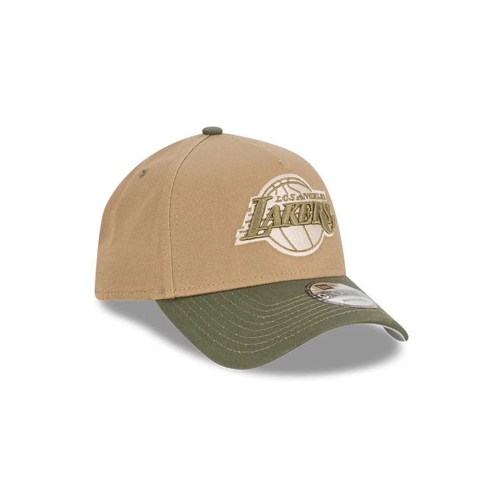 Бейсболка New Era Los Angeles Lakers Surplus 9FORTY A-Frame NBA Snapback Hat