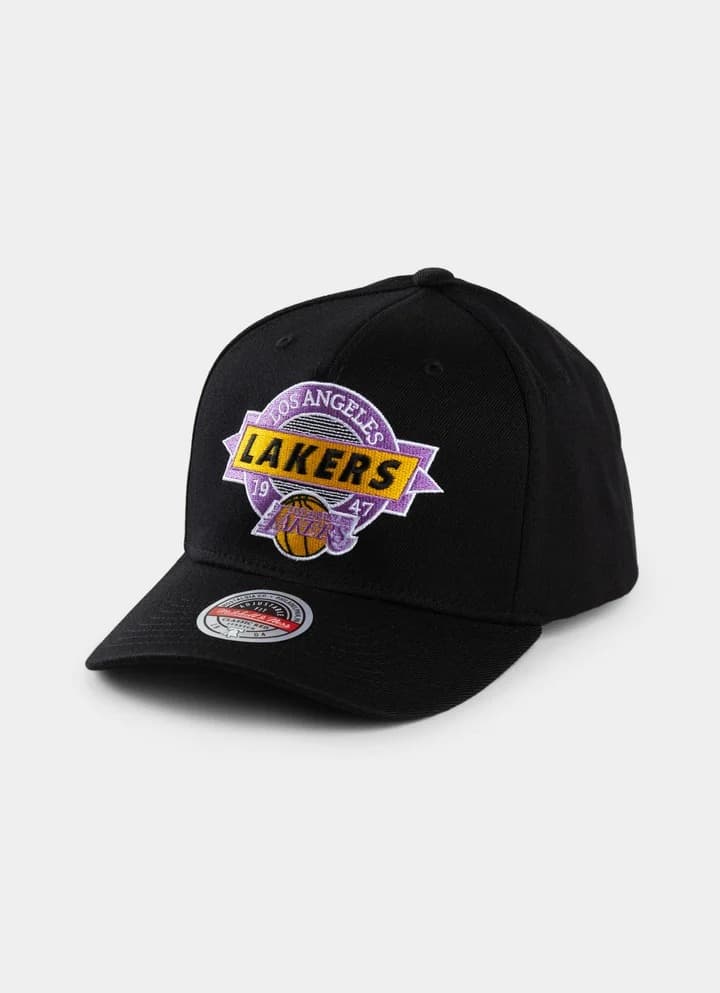 Бейсболка Mitchell & Ness Los Angeles Lakers Point Guard NBA Snapback Hat