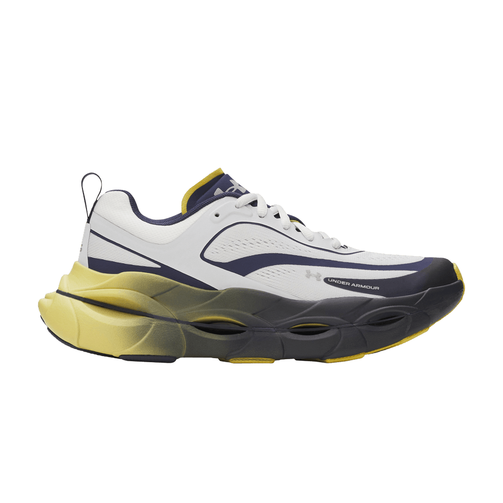Кроссовки Under Armour Wmns Halo Racer 'Washed Navy Yellow Shade'
