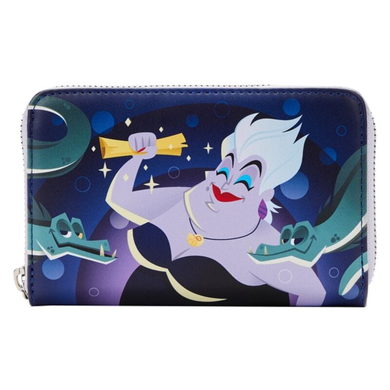 Кошелёк The Little Mermaid Ursula Lair Glow Zip Around Wallet