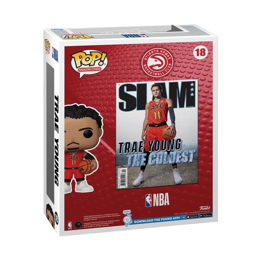 Коллекционная фигурка Funko Trae Young Slam Magazine Cover NBA Pop Vinyl