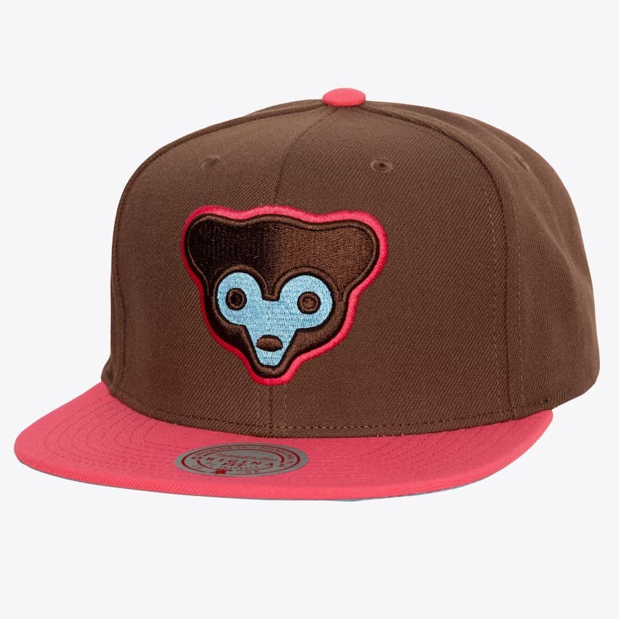 Mitchell-Ness-Brown-Chicago-Cubs-Cooperstown-Collection-The-Damn-Snapback-Hat