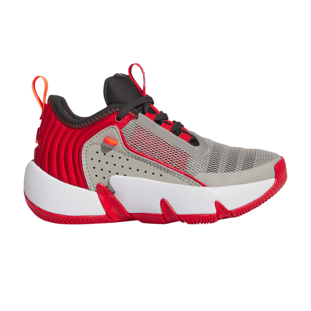 Кроссовки Adidas Trae Unlimited Little Kid 'Metal Grey Better Scarlet'