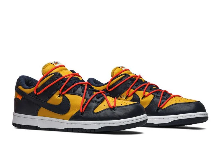Krossovki-Off-White-x-Nike-Dunk-Low-University-Gold-7