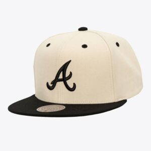 Mitchell-Ness-Cream-Black-Atlanta-Braves-Logo-Snapback-Hat-300x300