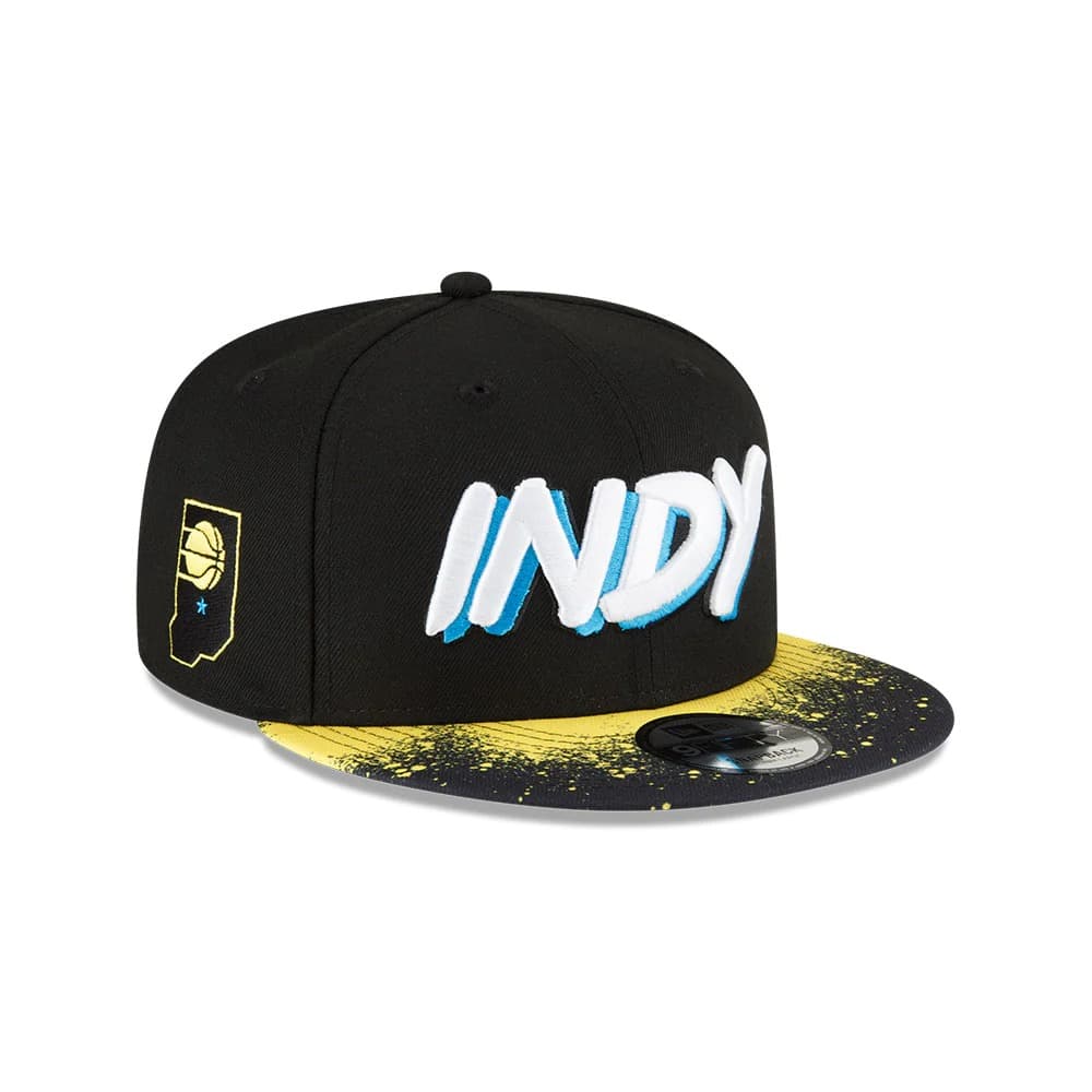 Бейсболка New Era Indiana Pacers 9FIFTY 2024 City Edition NBA Snapback Hat
