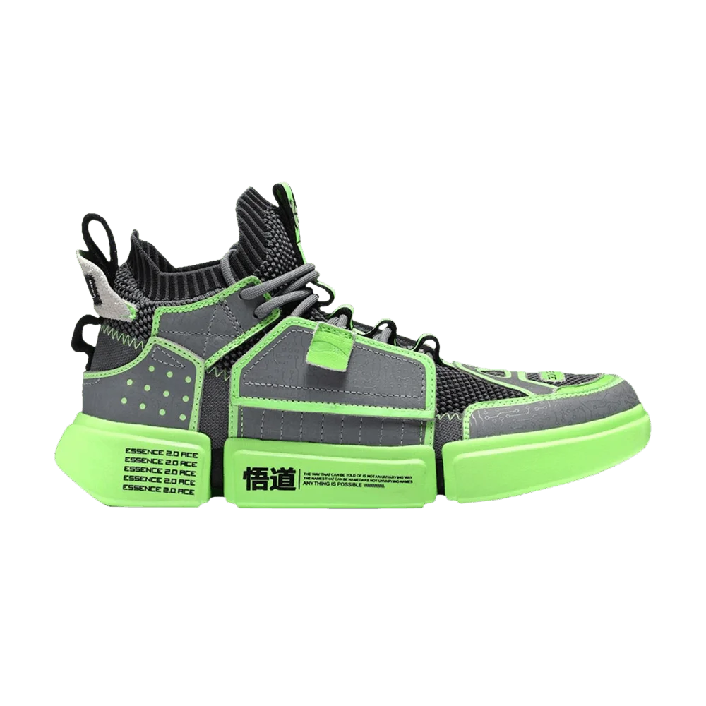 Krossovki-Li-Ning-Essence-Ace-2-Grey-Green