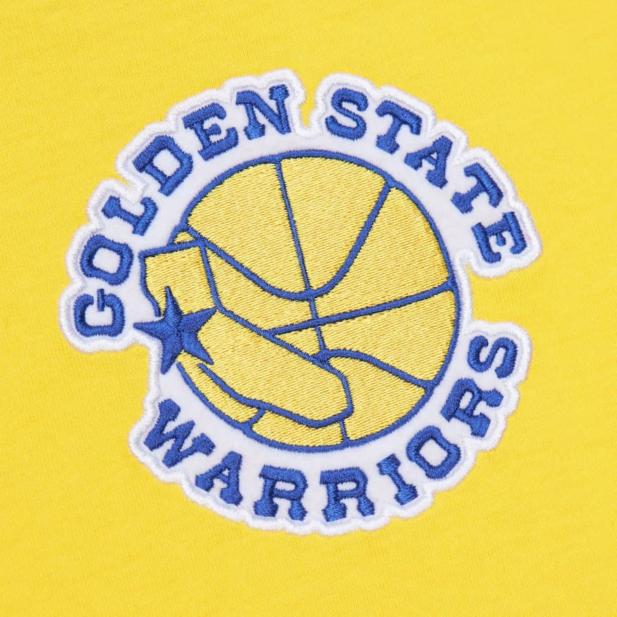 Футболка Mitchell & Ness Gold Golden State Warriors Team OG 3.0 Vintage T-Shirt