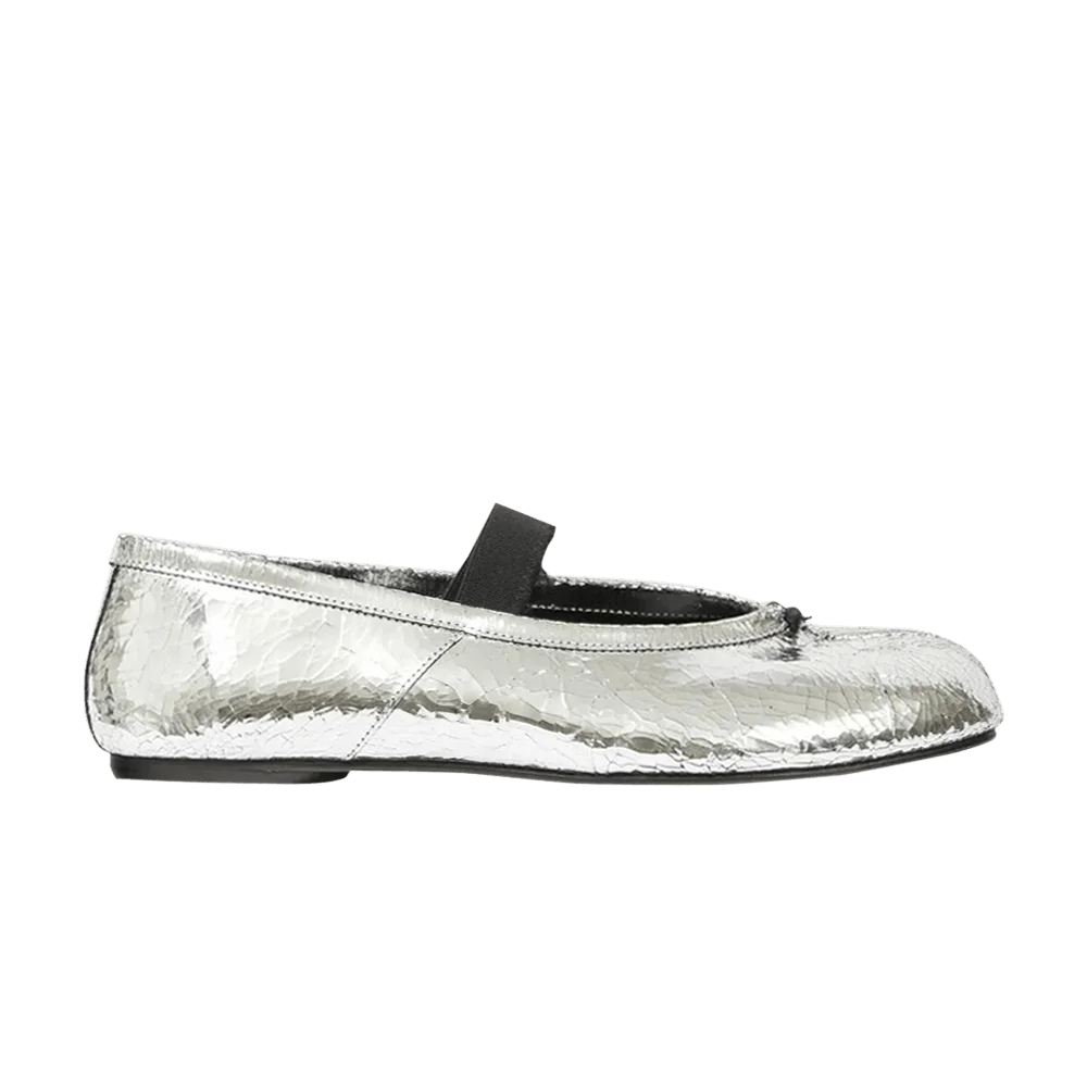 Кроссовки Maison Margiela Wmns Tabi Ballerina Flat Elastic Band 'Silver'