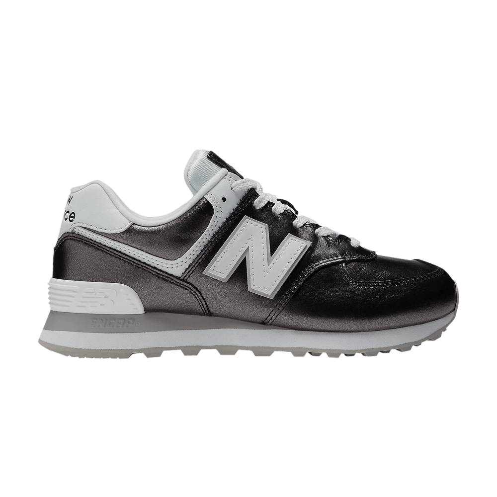 Кроссовки New Balance Wmns 574v2 'Black Metallic White'