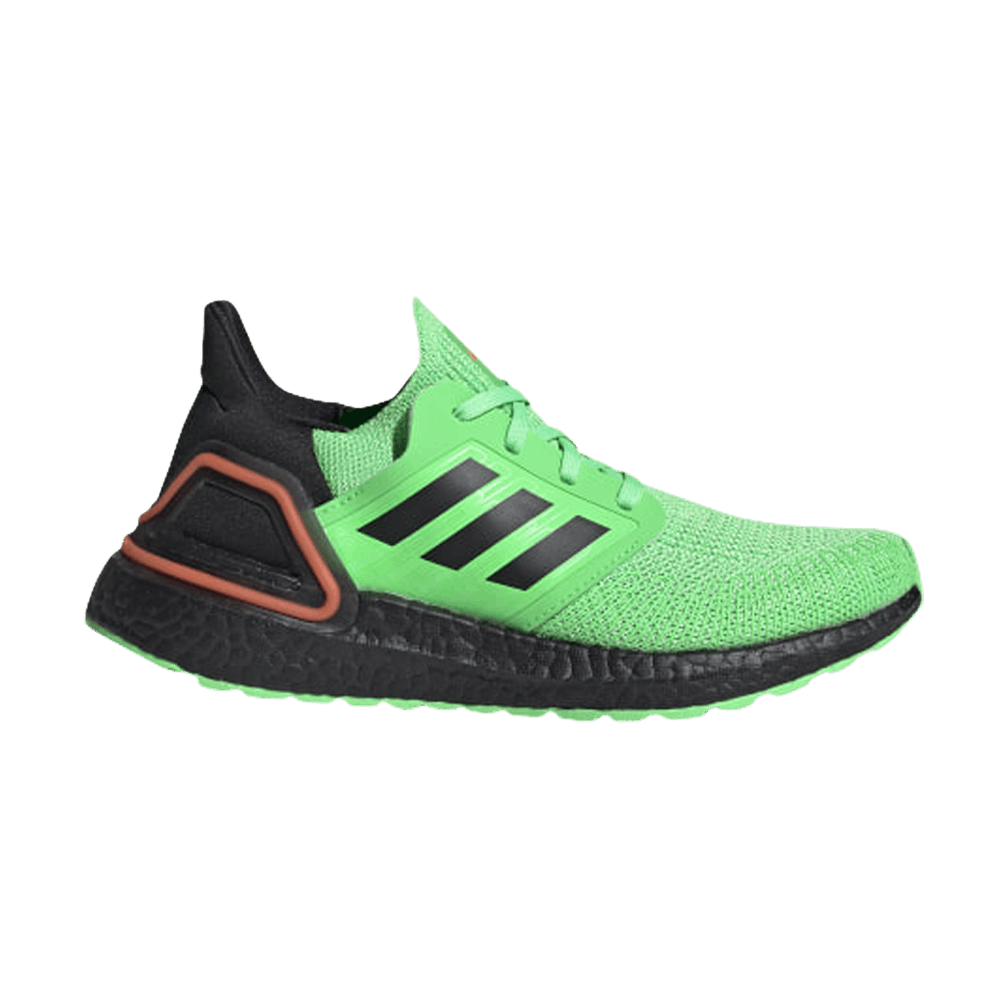 Кроссовки Adidas UltraBoost 20 Big Kids 'Shock Lime'