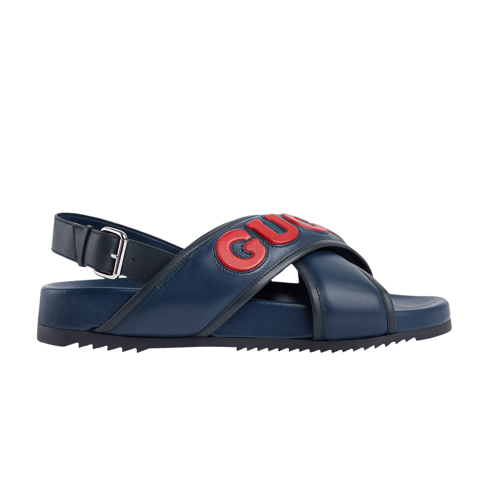 Gucci Crossover Sandal 'Blue Red'