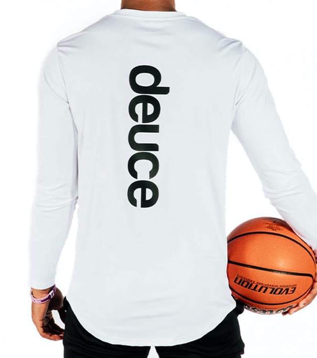 Футболка Ehot Deuce White Longsleeve